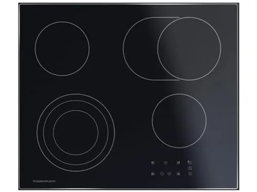 Küppersbusch KE 6130.1 SE K-Series.1 Glaskeramikkochfeld - Kochfeld 60 cm, 9 Leistungsstufen, STOP-AND-GO-Funktion für einfaches Kochen und integrierte Kindersicherung für mehr Sicherheit in der Küche.