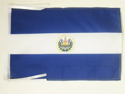 FLAGGE EL SALVADOR 45x30cm mit kordel - SALVADORIANISCHE FAHNE  30 x 45 cm - fla