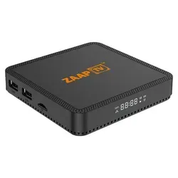 ZaapTV HD909N Mediaplayer - 4K UHD & Android 11 für Griechisches Fernsehen - Mediaplayer mit 4K UHD Auflösung, Android 11 und 2 Jahren ZaapTV Greek. Genießen Sie tausende Live-TV-Kanäle und Apps für ein umfassendes Entertainment-Erlebnis.