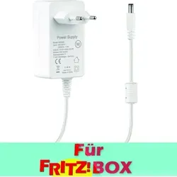 Wicked Chili 12V / 3,5A extra langes 3m Netzteil kompatibel mit AVM Fritz!Box Router, Fritz WLAN Repeater (AX, DSL, Cable, LTE) Telekom Speedport S... - Weiß
