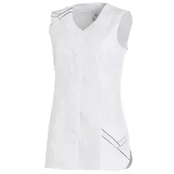 Kasack Damen weiß, Größe 44 - Arbeits- & Schutzkleidung, pflegeleichter Kasack aus 65% Polyester und 35% Baumwolle, zertifiziert nach Öko Tex Standard 100 für höchste Qualität.