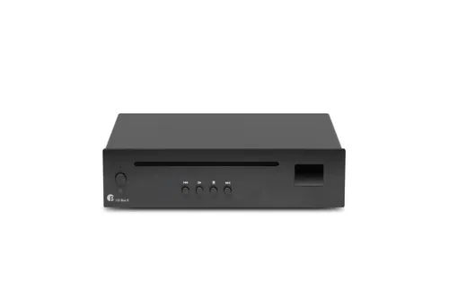 Pro-Ject CD Box E - Ultra kompakter CD-Player, hochwertiger DAC für präzise Audio-Wiedergabe und inklusive Fernbedienung