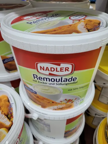 Nadler Remoulade 50% - Cremige Remoulade mit 50% Fettgehalt, ideal für Dips und als Beilage. Perfekt für den Genuss bei Grillpartys und Festen.