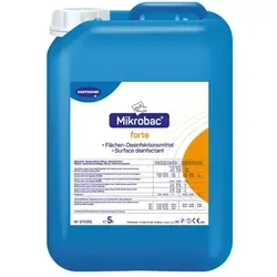 Bode Mikrobac Forte 5 L Flächendesinfektionsreiniger - Desinfektionsreiniger mit breitem Wirkungsspektrum, ideal für geruchsarme Unterhaltsreinigung in Küchen und Lebensmittelbetrieben.