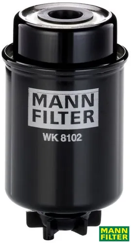 Kraftstofffilter MANN-FILTER WK 8102 für CLAAS und JOHN DEERE - Hochwertiger Kraftstofffilter von MANN-FILTER, passt perfekt für CLAAS und JOHN DEERE Maschinen, sorgt für optimale Motorleistung und schützt vor Verunreinigungen.