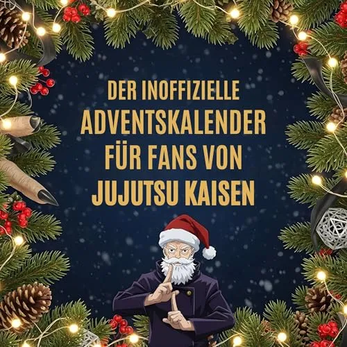 Der inoffizielle Adventskalender für Fans von Jujutsu Kaisen - Humorvoller Adventskalender mit exklusiven Jujutsu Kaisen Überraschungen, perfekt für jeden Fan der Anime-Serie.