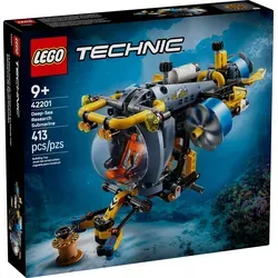 LEGO® Technic – Tiefseeforscher U-Boot 42201 - Entdecken Sie die Tiefsee mit dem LEGO® Technic U-Boot! Dieses kreative Bauspielzeug fördert Fantasie und Problemlösungsfähigkeiten. Ideal für kleine Baumeister und als Geschenk für jeden Anlass.