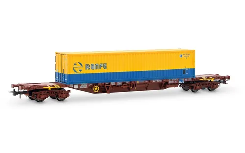 Electrotren HE6065, Containerwagen, RENFE, Neu & OVP, H0