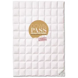 Canada C1 leichte Sommer Daunendecke 200x200 - Sonderverkauf - Hochwertige Steppdecke aus kanadischer Daune, ideal für warme Nächte. Mit STANDARD 100 OEKO-TEX zertifiziert, für ein angenehmes Schlafgefühl.