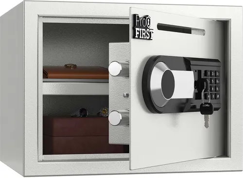 Profirst Möbeltresor Guardian 3 mit Einwurfschlitz - Praktischer Möbeltresor mit Elektronikschloss und Einwurfschlitz für schnelles Einwerfen von Bargeld und Dokumenten – ideal für Büros und Zuhause.
