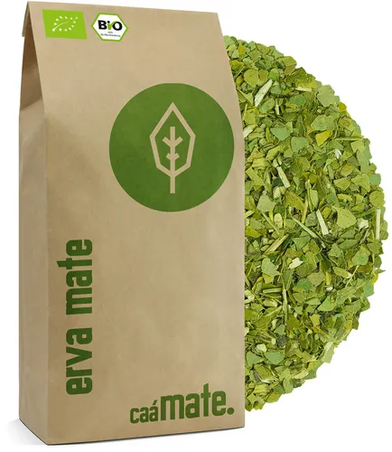 Yerba Mate Tee Bio 1kg - Das Original, frisch & grün - Bio Yerba Mate Tee aus Brasilien, luftgetrocknet und ohne Zusatzstoffe. Ideal für eine gesunde Ernährung, vegan und glutenfrei!