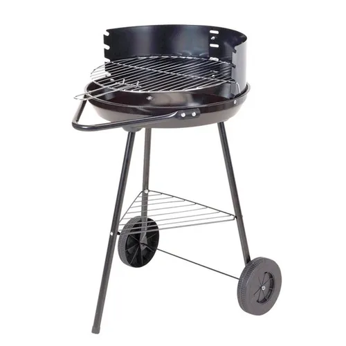 dynamic24 Holzkohlegrill 70cm - Rundgrill für Garten und Terrasse - Grillwagen aus robustem Metall, ideal für gesellige Grillabende im Freien. Leicht und einfach zu montieren, perfekt für jeden Garten.