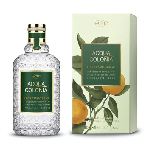 Acqua Colonia Blood Orange & Basil Eau de Cologne 100 ml von 4711 - Erlebe Urlaubsgefühle mit diesem erfrischenden Eau de Cologne. Die Kombination aus Blutorange und Basilikum sorgt für einen belebenden Duft, ideal für den täglichen Gebrauch.