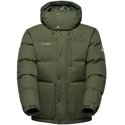 Mammut Outdoorjacke Roseg 2.0 IN Hooded Jacket Men grün XXL - Wasserdichte Outdoorjacke mit hochwertiger Daunenfüllung für optimale Wärmeisolierung. Ideal für Wanderungen und Bergsteigen. PFC-frei und umweltbewusst gestaltet.
