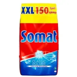 Somat Classic Spülmaschinenpulver S150, 3,0 kg - XXL-Packung - Geschirrspülmittel, phosphatfrei für umweltfreundliche Reinigung und extra Kraft gegen Tee- und Kaffeeflecken.