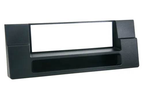 1-DIN Radioblende mit Fach für BMW 5er (E39) und X5 (E53) schwarz - Praktische 1-DIN Radioblende mit integriertem Fach, ideal für eine saubere Integration Ihres Autoradios. Perfekt für den Einsatz in BMW-Fahrzeugen.