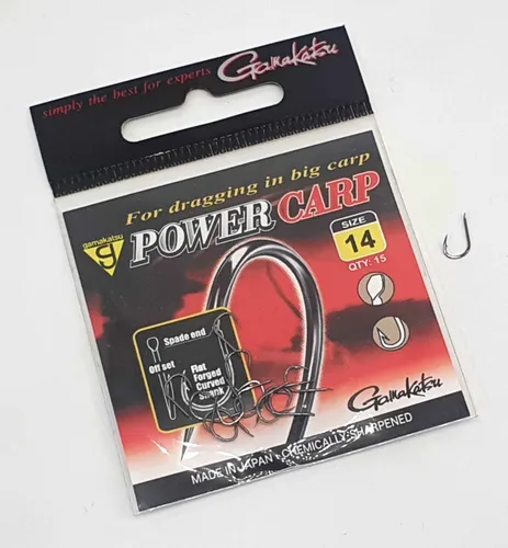 GAMAKATSU Power Carp Karpfenhaken - Size 14 - Pieces 15 - FL292