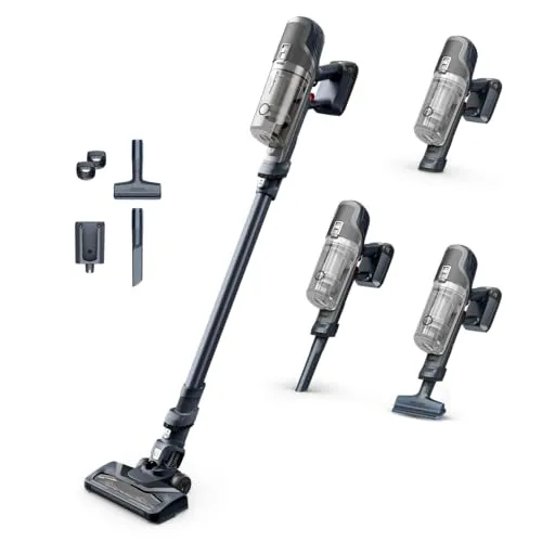 Rowenta X-Pert 6.60 Akkustaubsauger - Bürststaubsauger mit 100 W Leistung und 45 Min Laufzeit, kabellos und beutellos für mühelose Reinigungserlebnisse in einem leichten Design.