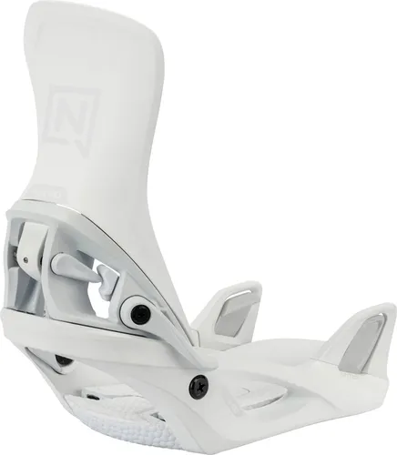 NITRO STEP ON WOMENS Bindung 2026 - L - Die NITRO STEP ON WOMENS Bindung 2026 in Weiß bietet ein innovatives Ein- und Ausstiegssystem für höchsten Komfort und Kontrolle. Genießen Sie ein unvergleichliches Fahrgefühl mit optimalem Halt und Flexibilität – ideal für anspruchsvolle Riderinnen.