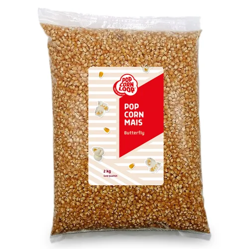 Popcornmais Butterfly 2 Kilo Popcornloop Popcorn Mais Beste Gold Qualität