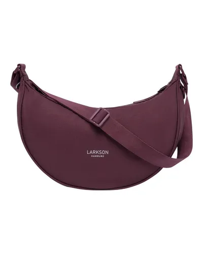 LARKSON Solveig Medium Crossbody Bag für Damen & Herren in Rot - Wasserabweisende Umhängetasche im Halbmond-Design - Stilvolle Crossbody Bag im modernen Halbmond-Design. Mit verstellbarem Schultergurt und praktischen Fächern für optimale Organisation. Hergestellt aus robustem, recyceltem Material, ideal für den Alltag.