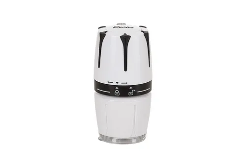 Genius Knoblauchschneider G10 – Effektive Knoblauchpresse in Weiß - Der Genius Knoblauchschneider G10 ermöglicht müheloses Schneiden von Knoblauch in feine Würfel. Mit patentiertem Schneid-System und spülmaschinenfestem Design ist er ideal für die Küche und sorgt für saubere Hände!