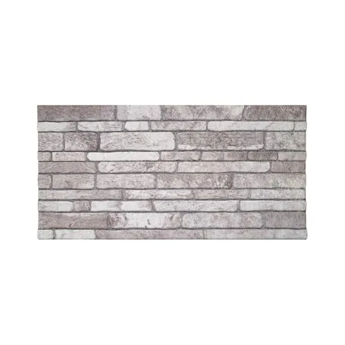 IZODEKOR Dekorative 3D Wandpaneele Natursteinoptik | 50x100x2 cm | Styropor Wandverkleidung Steinoptik aus EPS für Innen- und Außenbereiche | Wasserfest | N-04