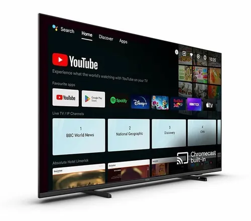 Philips 50HFL4518U/12 Gästefernseher 50" 4K Ultra HD Smart-TV - Fernseher mit 127 cm (50") Bildschirmgröße, 4K Ultra HD Auflösung und Android-Betriebssystem für ein smartes Fernseherlebnis. Ideal für Hotels und Gästezimmer.