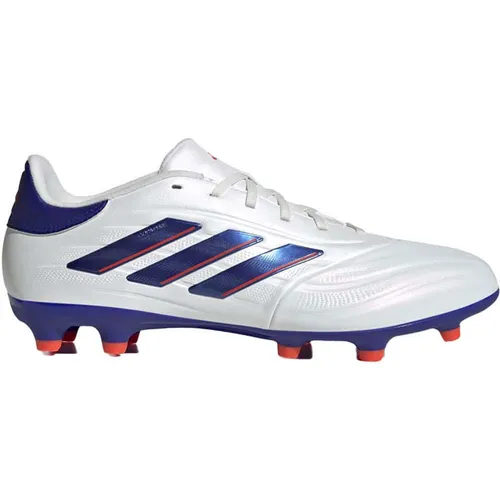 Adidas COPA PURE 2 LEAGUE FG - Weiss - Fußballschuhe mit erstklassigem Ballgefühl: Das Rindsleder im Vorfußbereich sorgt für Präzision, während die Außensohle speziell für feste Böden entwickelt wurde. Hergestellt mit mindestens 20 % recycelten Materialien.