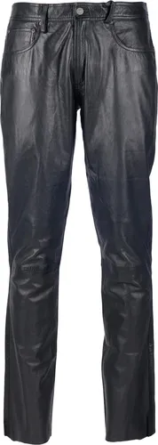 JCC Lederhose 31020354 Black 54 - Trachtenlederhose für Herren aus anschmiegsamem Lammleder, elegante Passform mit Reißverschluss und geradem Schnitt für besonderen Tragekomfort.