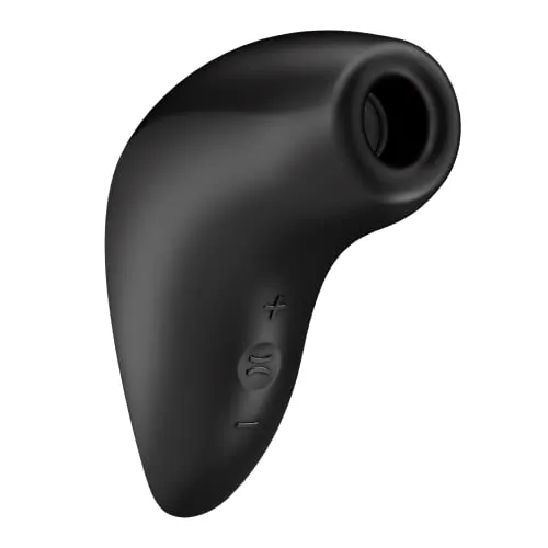 Satisfyer, Vibrator, Druckwellenvibrator, 'Magnetic Deep Pulse, 11,6 cm', Magnet Power Engine, Flüster Modus, 10 Druckwellenprogramme in 3 Intensitäten, Farbe:schwarz