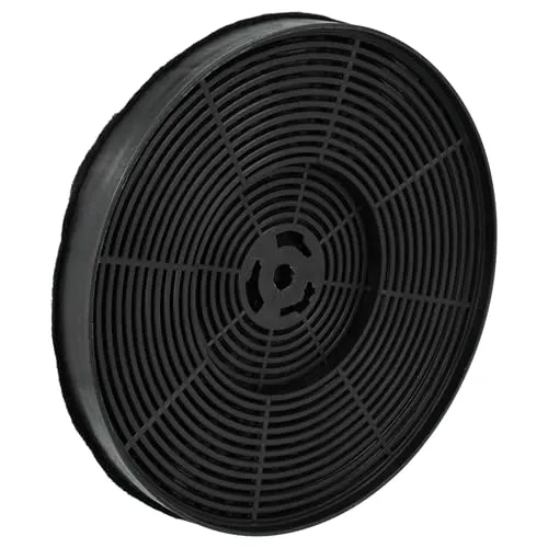 vhbw Aktivkohlefilter kompatibel mit Exquisit UBH10-2.1, UBH10, UBH10-2 INOXLOOK, KFD927-2, MI/FSH60, SH60 Dunstabzugshaube - 17,5 cm