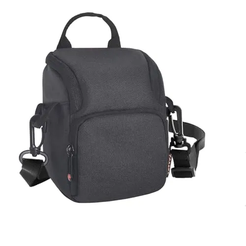 FOSOTO wasserdichte Etui für Digitalkamera, geeignet für Canon PowerShot G7X G9X SX740, Panasonic TZ70 TZ57, Nikon A900 A10, Sony RX100 IV A6000 Olympus Fujifilm Reisegurt Bewegliche Schulter