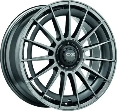 OZ Superturismo Aero star graphite 10x20" ET47 - 20 Zoll Aluminiumfelge mit Vielspeichen-Design, ideal für sportliche Fahrzeuge und verbesserte Fahrdynamik.