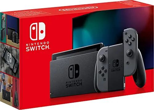 Nintendo Switch Game Console V2 - Grau - 32 GB - Konsolen mit 32 GB Speicher, ideal für Gaming unterwegs und mit Bluetooth 4.1 für kabellosen Spaß.