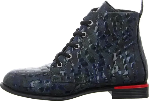 2GO FASHION Schnürboots – Trendige Stiefelette in Schwarz - Stylische Schnürstiefelette von 2GO FASHION aus echtem Leder mit Animal Look. Individuell anpassbar durch Schnürung und mit praktischem Reißverschluss für schnellen Einstieg. Ideal für die Herbst-Winter-Saison!