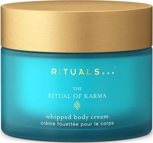 RITUALS The Ritual of Karma Body Cream - Bodycreme mit Lotusblüte und Weißem Tee, spendet bis zu 48 Stunden Feuchtigkeit für strahlende Haut und einen belebenden Duft.