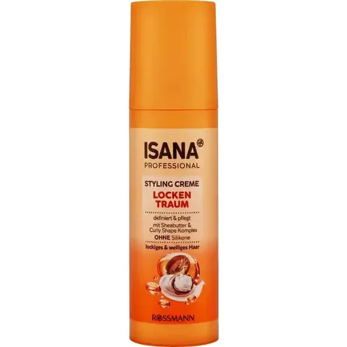 ISANA PROFESSIONAL Styling Creme Locken Traum 200ml - Vegan Lockencreme für alle Haartypen, sorgt für lockendefinierenden Halt und bringt deine Locken zum Strahlen.
