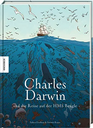 Charles Darwin und die Reise auf der HMS Beagle: Die Comic-Biografie - Biografien & Erinnerungen zu Reise & Abenteuer, spannende Graphic Novel über Darwins berühmte Reise, ideal für Geschichts- und Comic-Fans.