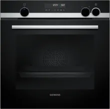 Siemens HR578GFS7F Einbau-Backofen mit Dampfunterstützung - Einbau-Backofen mit 71L Kapazität und Dampfunterstützung für perfekte Garergebnisse, energieeffizient mit EEK A+, ideal für moderne Küchen.