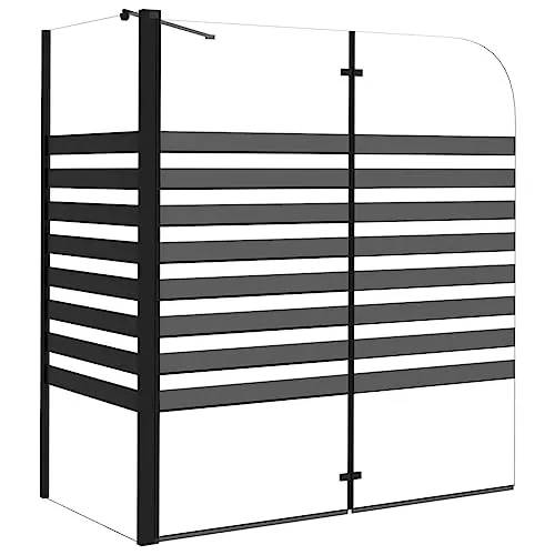 vidaXL Duschabtrennung – Elegante Dusche für Ihr Badezimmer - Duschkabine mit klappbarem Design und robustem Hartglas, ideal für platzsparende Lösungen und stilvolle Badezimmergestaltung.
