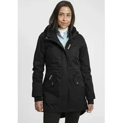 OXMO OXBella Damen Parka - Übergangsmantel mit Kapuze - Funktionsjacken, mittelschwer gefüttert und nachhaltig produziert, ideal für Übergangszeiten und vielseitig kombinierbar.