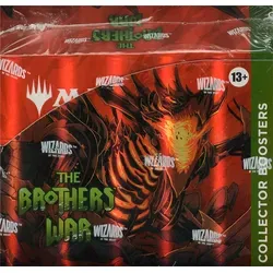 Magic: The Gathering The Brothers War Collector Booster Box - 12 Packs mit 180 Zauberkarten, enthält exklusive Shattered Glass Transformers und Mythic Rare Karten