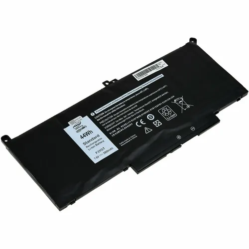 Powery Akku für Laptop Dell Latitude 7490, 7,6V, Li-Polymer