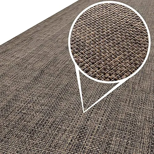 ANRO Wetterfester Läufer für In- und Outdoor 100 x 67 cm - Vielseitig und pflegeleicht: Der wetterfeste ANRO Läufer eignet sich perfekt für Balkon, Terrasse oder Flur. Mit abwaschbarer und rutschfester Unterseite bleibt Ihr Boden sauber und sicher. Strapazierfähig für langanhaltenden Einsatz!