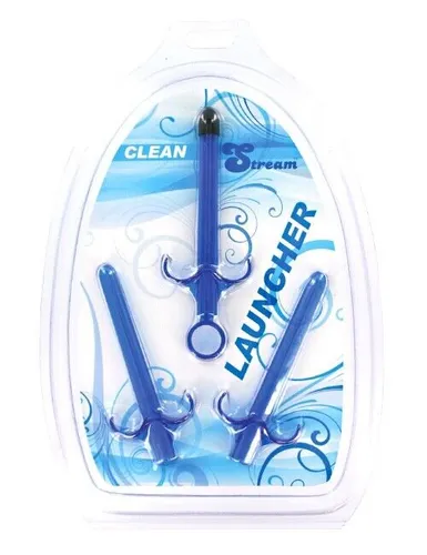 Analdusche Intimdusche CleanStream - Lubricant Launcher Blau