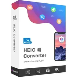 Aiseesoft HEIC Converter für Windows - Videobearbeitungssoftware zur einfachen Konvertierung von HEIC zu JPG und PNG in originaler Qualität, ideal für iPhone-Nutzer.