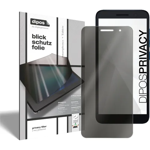 Dipos Blickschutzfolie 2-Way Anti-Shock (1 Stk., Alcatel 1 (2021)) (4051837671983)