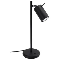 Lampa biurkowa RING czarna - Trenn- & Lastschalter, modernes Design mit dimmbarer LED-Beleuchtung für optimale Arbeitsbedingungen.