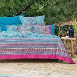 Bassetti Mako-Satin Bettwäsche Burano T1 - Hochwertige 100% Baumwolle Bettwäsche mit praktischem Reißverschluss. Waschbar bis 60° C und trocknergeeignet für einfache Pflege. Ideal für einen komfortablen Schlaf.